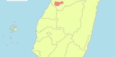 মানচিত্র, তাইচুং, তাইওয়ান